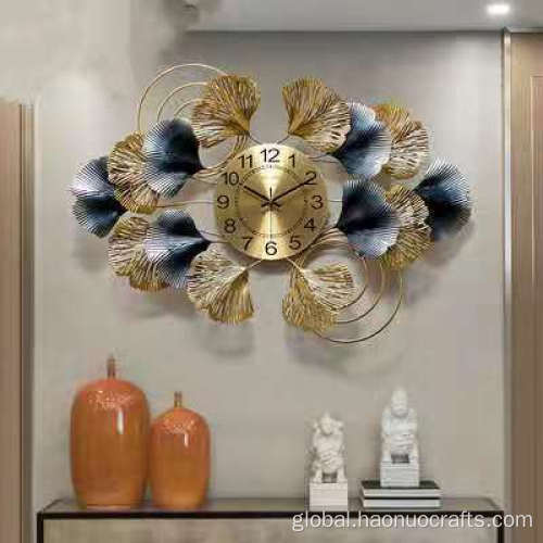 Gardening Series Wrought Iron Wall Clock Clocks Hangings Crafts Decoration Supplier